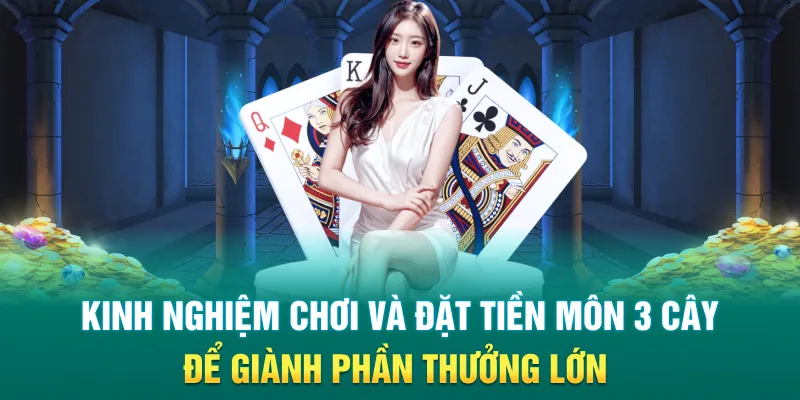 Kinh nghiệm chơi và đặt tiền môn 3 cây để giành phần thưởng lớn 